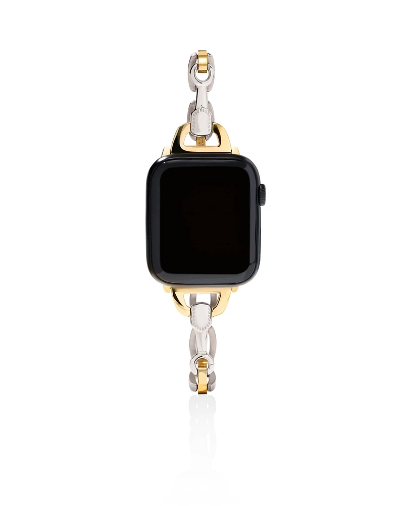 McClain Two Tone Polished Stainless Steel Watch Band
