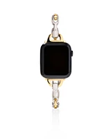 McClain Two Tone Polished Stainless Steel Watch Band