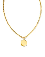 Davie Metal Charm Necklace 18k Gold Vermeil