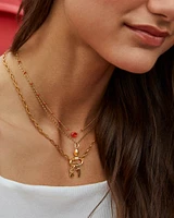 Metal Football Charm 18k Gold Vermeil