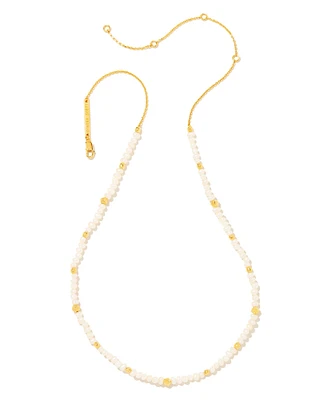 Brooklyn Pearl 18k Gold Vermeil Strand Necklace in Freshwater Cultured Pearl