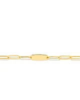 Marlee Paperclip Chain Necklace in 18k Gold Vermeil