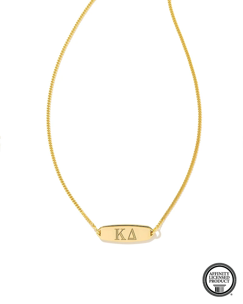 Kappa Delta Pendant Necklace Sterling Silver