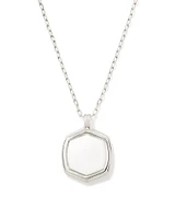 Davie Ridged Pendant Necklace in 18k Gold Vermeil