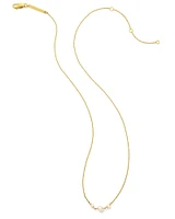 Emmaline 18k Gold Vermeil Trio Pendant Necklace in Freshwater Cultured Pearl