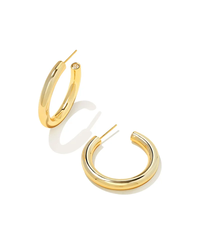 Colette Hoop Earrings Silver