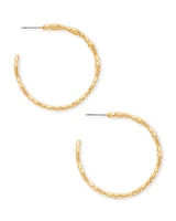 Abbie Hoop Earrings in Gold