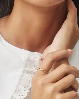 Wren Band Ring Mixed Metal