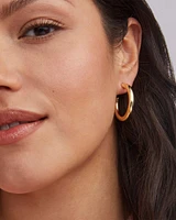 Colette Hoop Earrings Silver