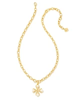Everleigh Gold Pearl Pendant Necklace in Freshwater Cultured Pearl