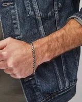 Beck Rope Chain Bracelet Oxidized Sterling Silver