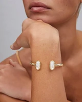 Elton Gold Cuff Bracelet Ivory Mother-of-Pearl