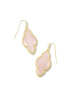 Abbie Gold Drop Earrings Ivory Mother-of-Pearl
