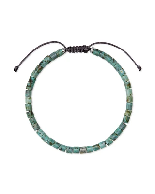 Grey Oxidized Sterling Silver Beaded Bracelet Maroon Jade