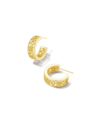 Kelly Huggie Earrings Gold