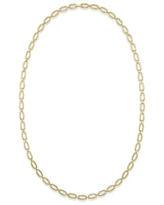 CHAIN LINK NECKLACE RSG METAL