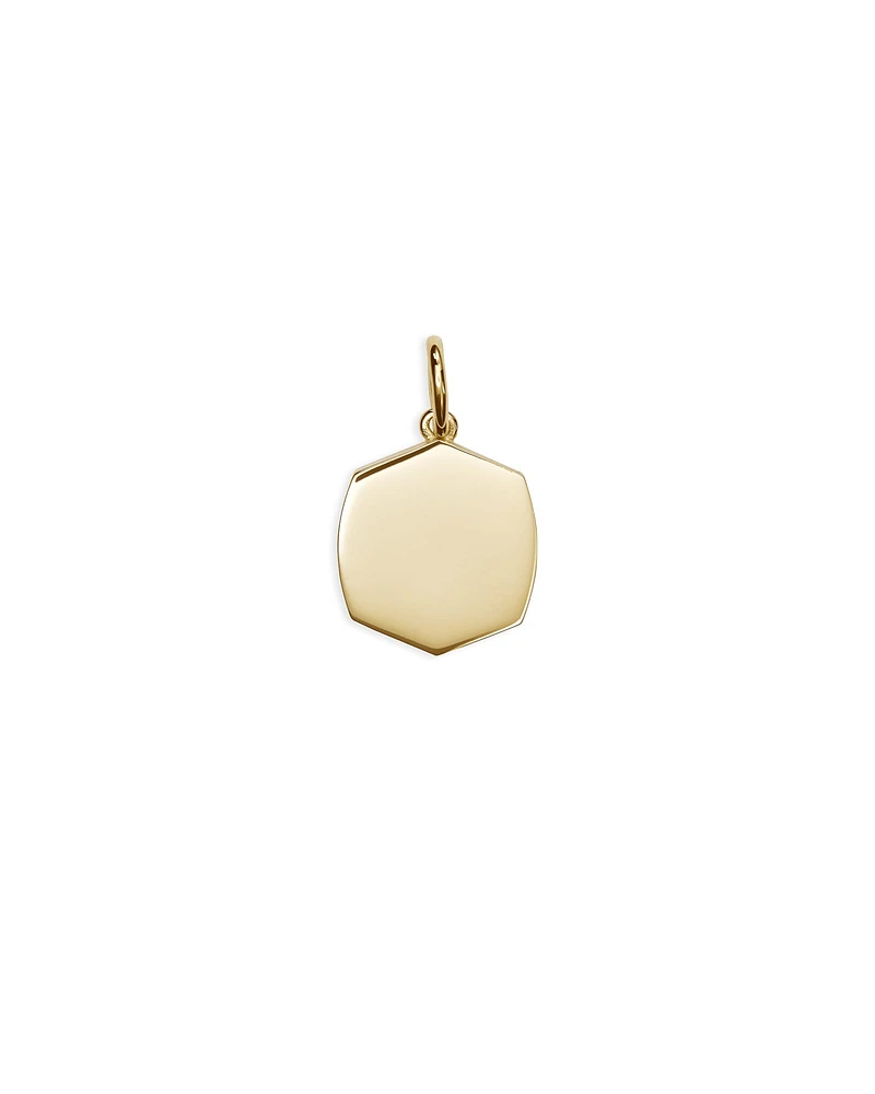 Davis Small Charm 18k Gold Vermeil