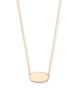 Elisa Pendant Necklace in 18k Rose Gold Vermeil
