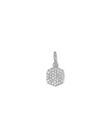 Davis 18k Gold Vermeil Charm in White Diamond