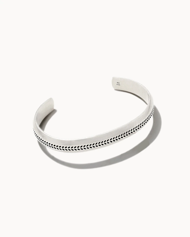 Hicks Cuff Bracelet Oxidized Sterling Silver
