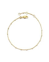 Single Satellite Chain Bracelet Sterling Silver
