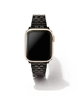 Alex 5 Link Watch Band in Black Stainless Steel