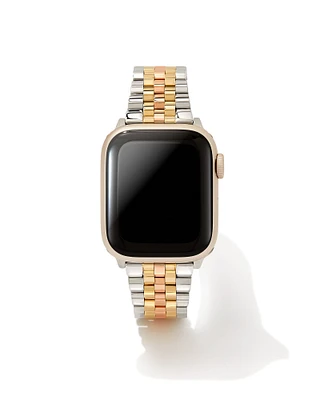 Alex 5 Link Watch Band Two Tone Stainless Steel
