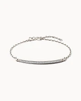 0.2 ct Ott 14k Yellow Gold Delicate Bracelet White Diamond