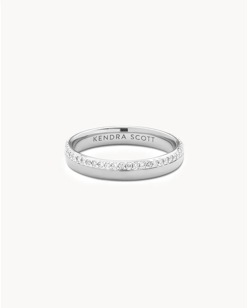 0.31 ct Whitney 14k White Gold Band Ring Diamond