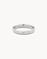 0.31 ct Whitney 14k White Gold Band Ring Diamond
