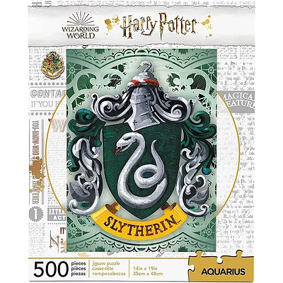 Harry Potter Puzzle Slytherin Crest 500 Piece Jigsaw Puzzle