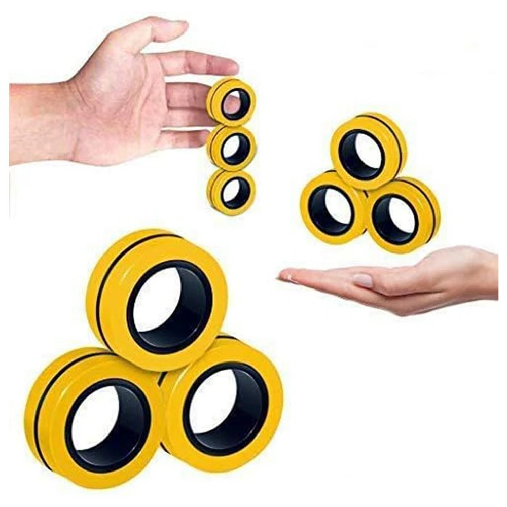 Assorted Magnetic Rings Set Includes 3 Rings (Random Pick)