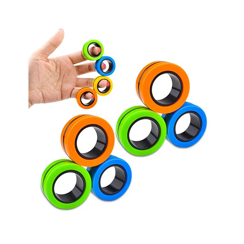 Assorted Magnetic Rings Set Includes 3 Rings (Random Pick)