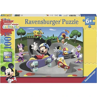 Ravensburger Mickey and Minnie: At The Skate Park 100 Piece Puzzle