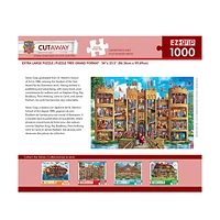 MasterPieces EZGrip Cut-Aways Medieval Castle Large 1000 Piece Jigsaw Puzzle