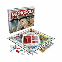 Hasbro Monopoly Crooked Cash Board Game for Families and Kids Ages 8 and Up
