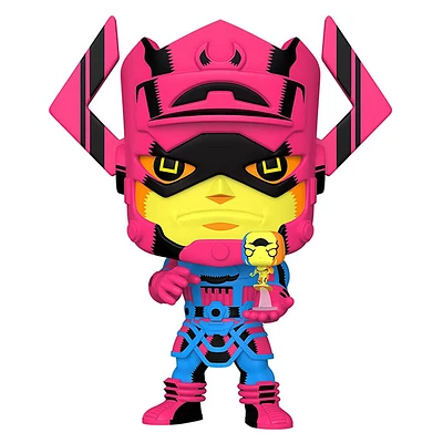 Funko Pop! Marvel Galactus Silver Surfer Blacklight Previews Exclusive