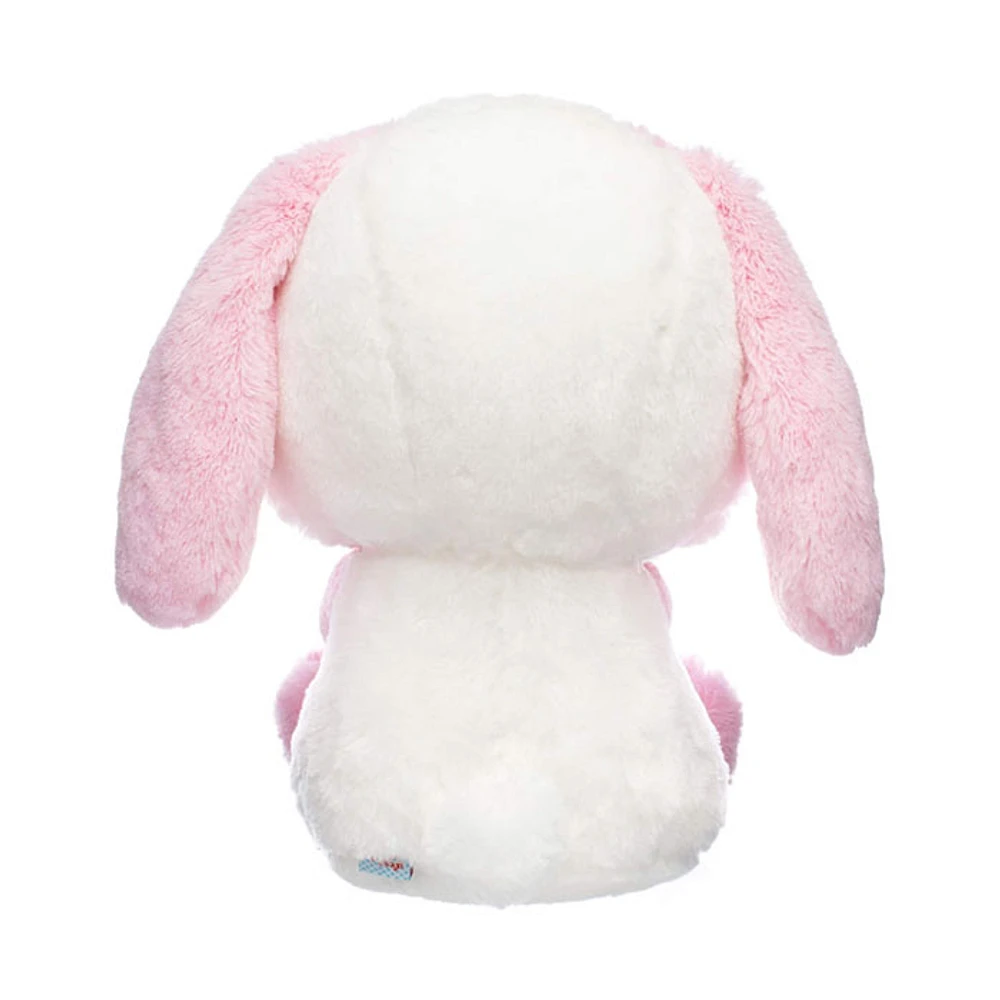 Amuse Bunny Milk-chan Pink Holding a Strawberry Plush