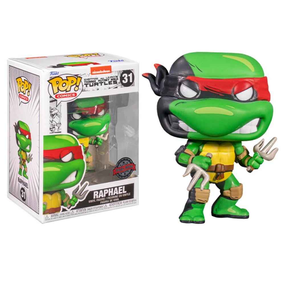 Funko Pop! Teenage Mutant Ninja Turtles Comic Raphael Previews Exclusive
