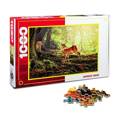 Japanese Fawns 1000 PCS Pieces Jigsaw Puzzle