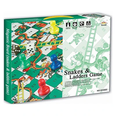 SNAKE&LADDERS GAME 10″ (Style May Vary)