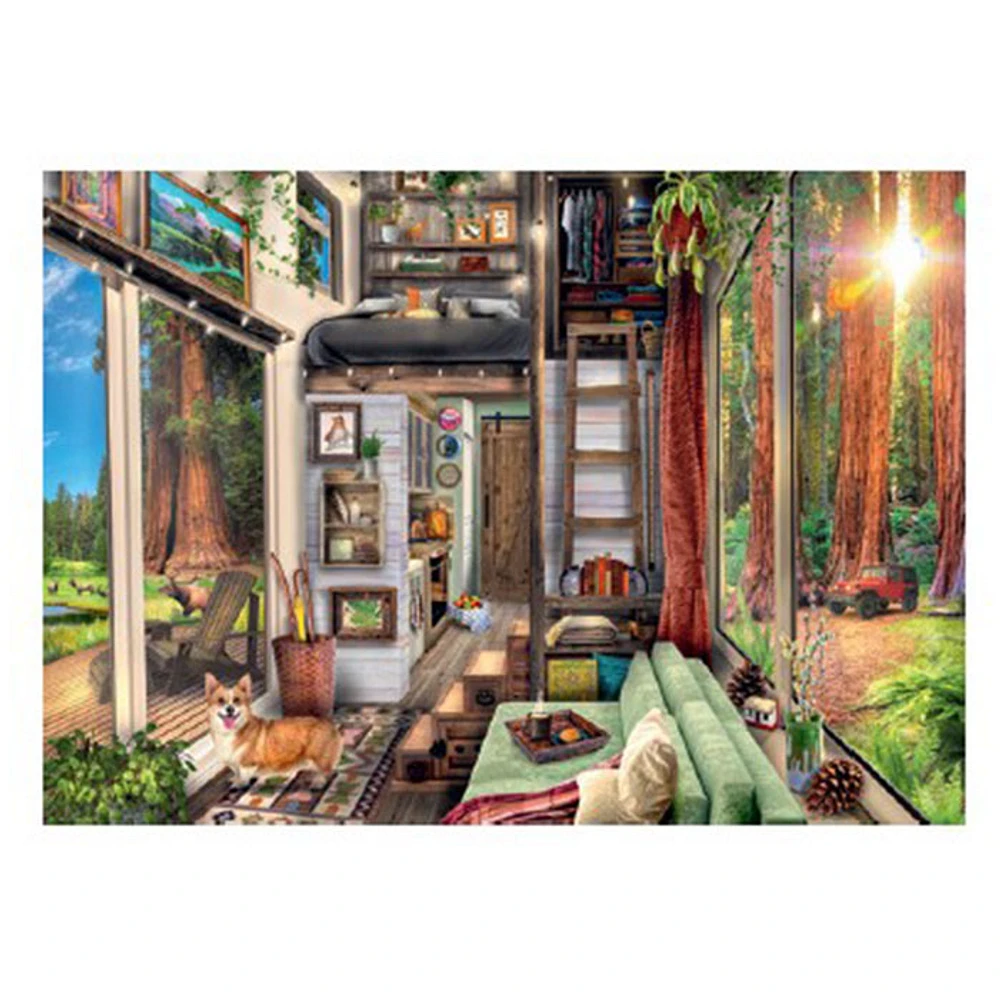 Ravensburger Redwood Forest Tiny House 1000 Piece Jigsaw Puzzle