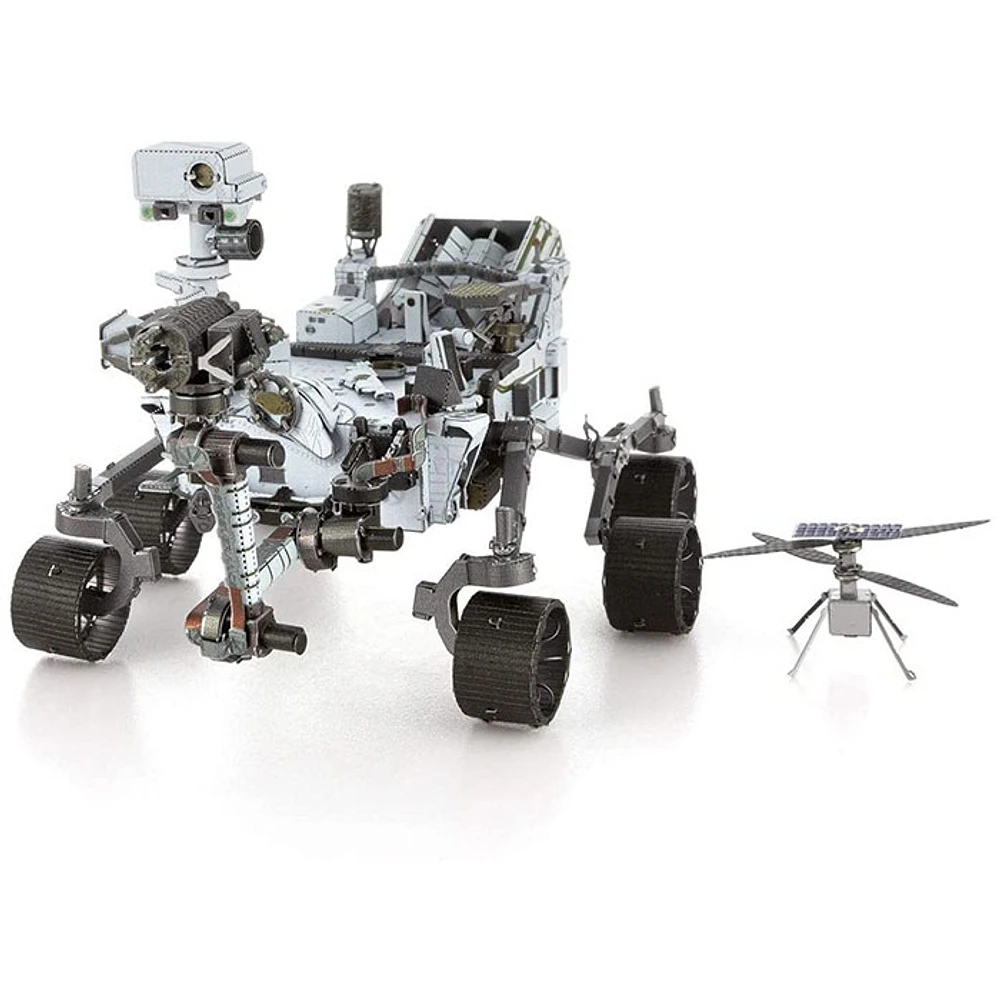 Metal Earth Mars Rover Perseverance and Ingenuity Helicopter 3D Metal Model Kit Fascinations