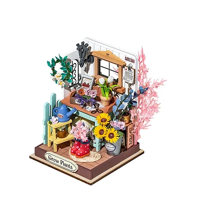 Rolife Dreaming Terrace Garden DIY Miniature House – 72  PCS