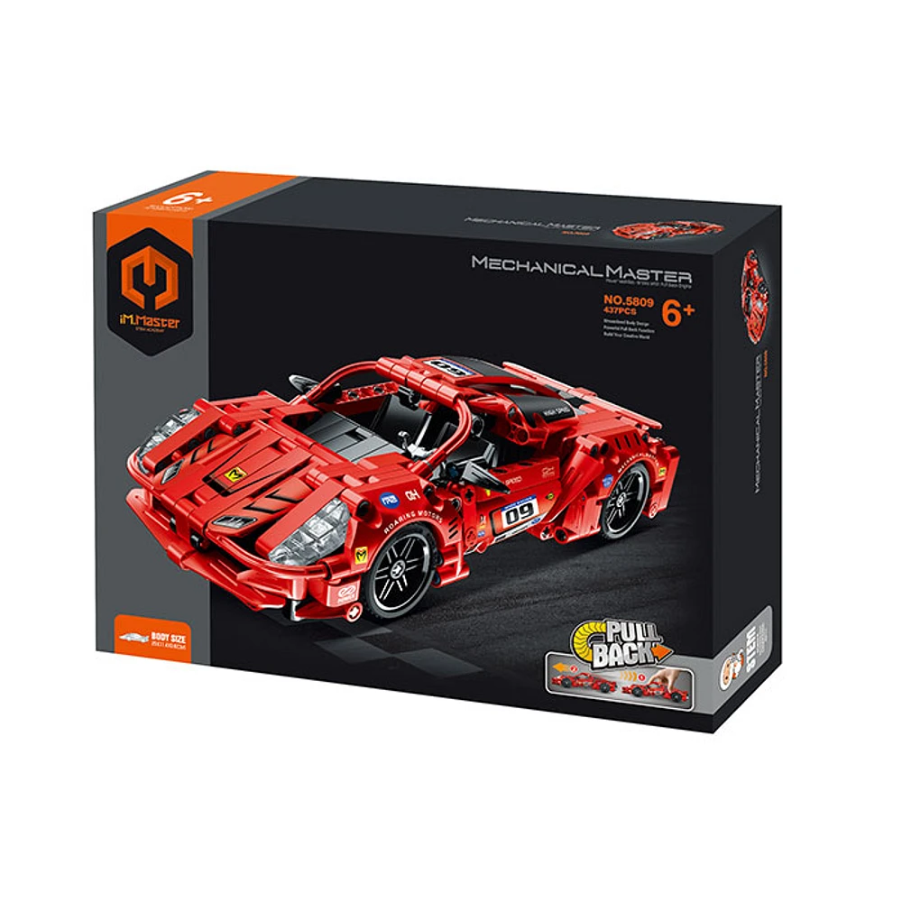 Pull Back Block Kit Super Car 1 – 437 Pieces