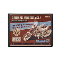 ROKR Cruiser Motorcycle 3D Wooden Puzzle – 420 pcs