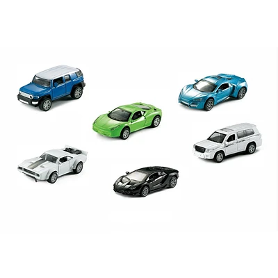 1:32 Pull Back Diecast Cars Assorted 5 Inch (Random Pick)