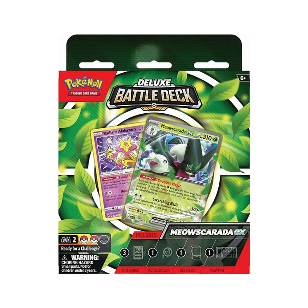 Pokemon TCG: Deluxe Battle Decks Quaquaval Ex/Meowscarada Ex Assorted (Random Pick)