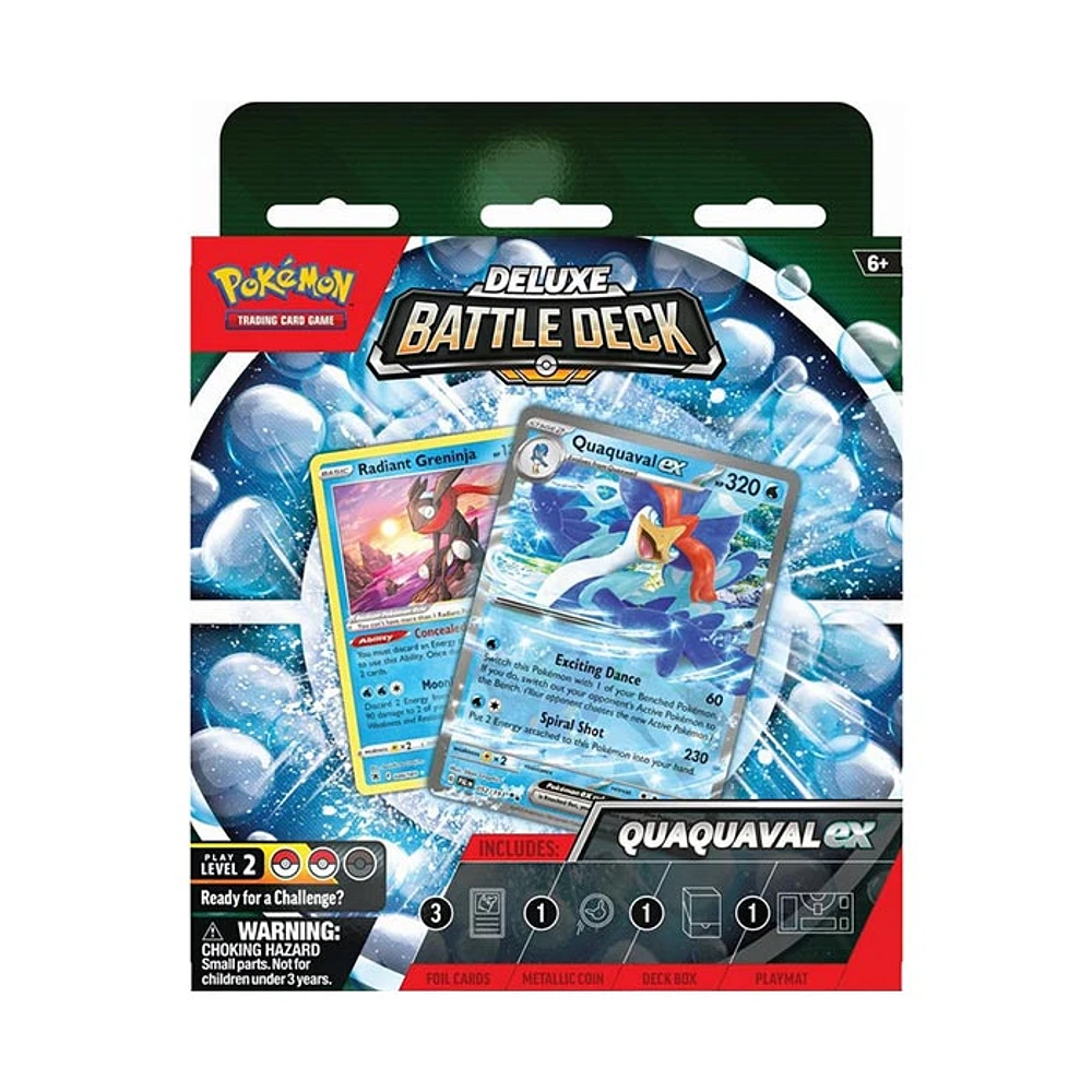 Pokemon TCG: Deluxe Battle Decks Quaquaval Ex/Meowscarada Ex Assorted (Random Pick)