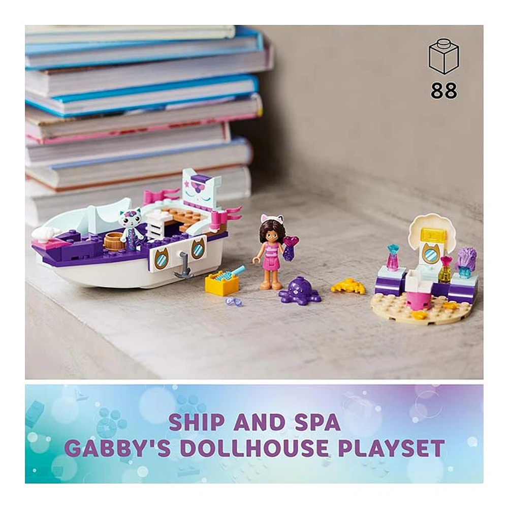 LEGO Gabby’s Dollhouse Gabby and Mercat’s Ship and Spa 88 Pcs
